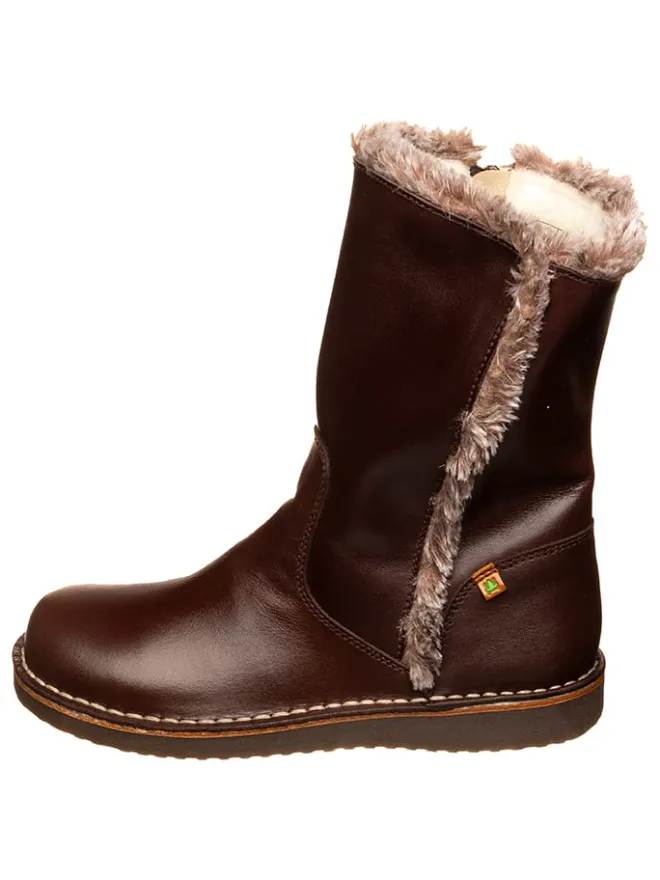 El Naturalista Stiefel & Boots·Stiefel^Leder-Winterstiefel in Braun
