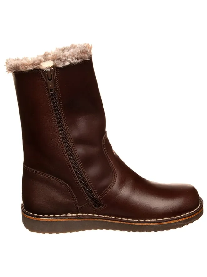 El Naturalista Stiefel & Boots·Stiefel^Leder-Winterstiefel in Braun