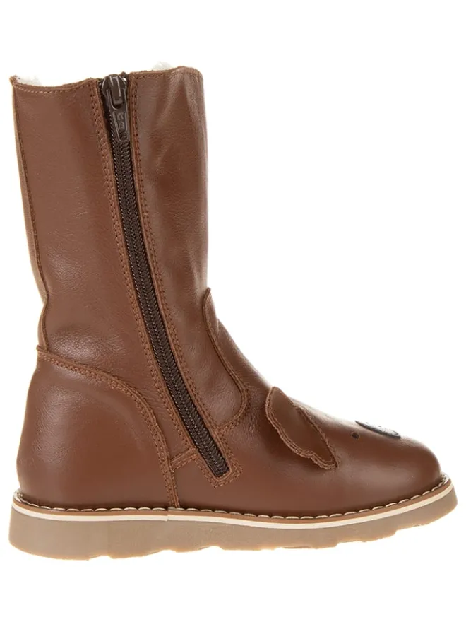 Leder-Winterstiefel in Braun>El Naturalista New