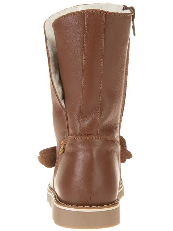 Leder-Winterstiefel in Braun>El Naturalista New