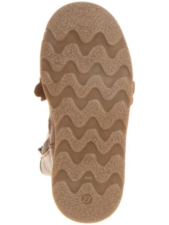 Leder-Winterstiefel in Braun><noscript><img width=
