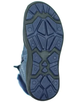Leder-Winterstiefel in Dunkelblau><noscript><img width=