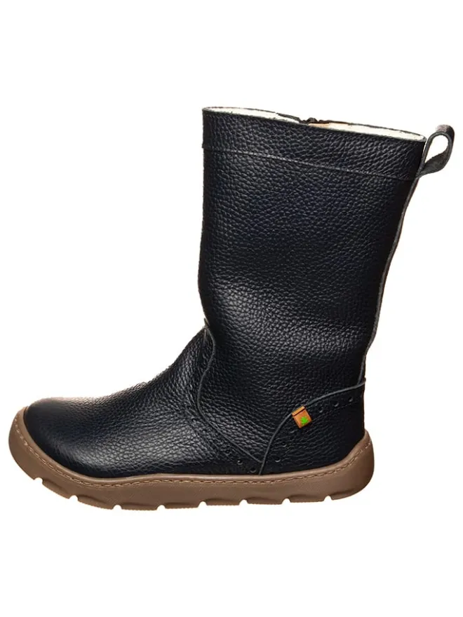 El Naturalista Stiefel & Boots·Stiefel^Leder-Winterstiefel in Dunkelblau