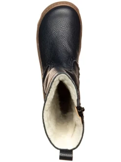 El Naturalista Stiefel & Boots·Stiefel^Leder-Winterstiefel in Dunkelblau
