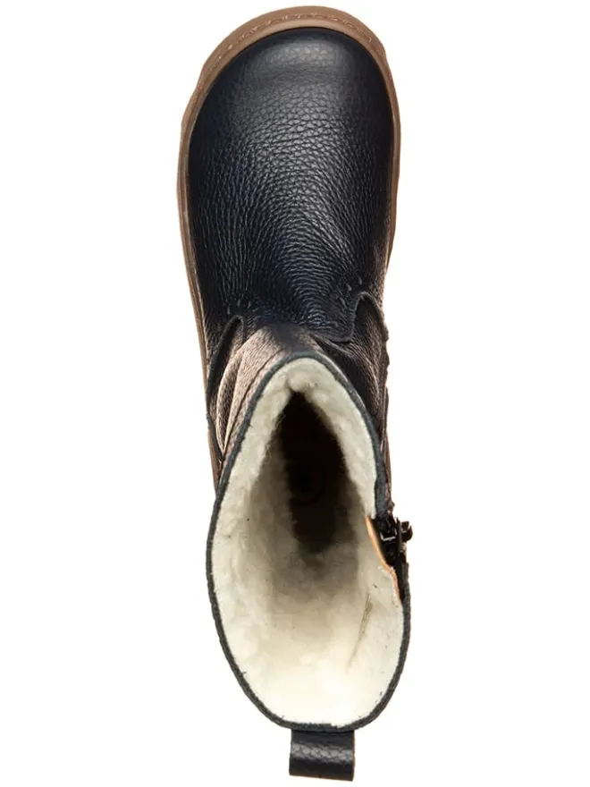 El Naturalista Stiefel & Boots·Stiefel^Leder-Winterstiefel in Dunkelblau