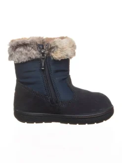 Leder-Winterstiefel in Dunkelblau>Primigi Online