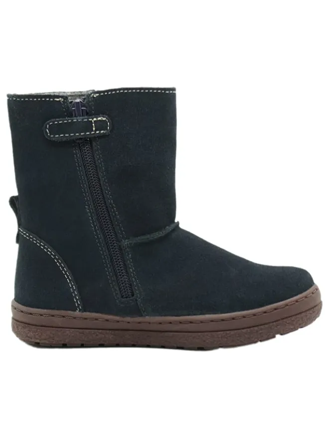 Leder-Winterstiefel in Dunkelblau>El Naturalista New