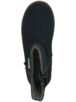Leder-Winterstiefel in Dunkelblau><noscript><img width=
