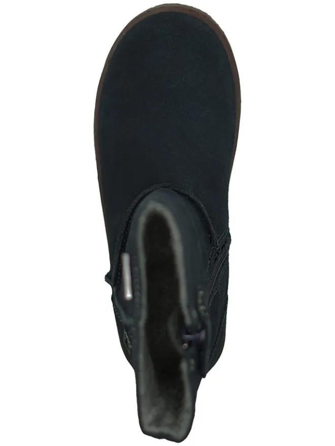 Leder-Winterstiefel in Dunkelblau>El Naturalista New