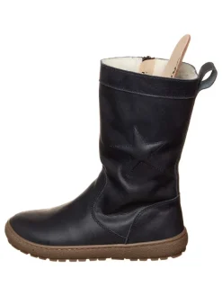 kmins Stiefel & Boots·Stiefel^Leder-Winterstiefel in Dunkelblau