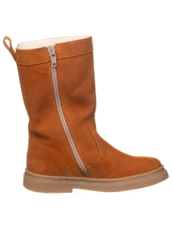 Leder-Winterstiefel in Hellbraun>kmins Clearance