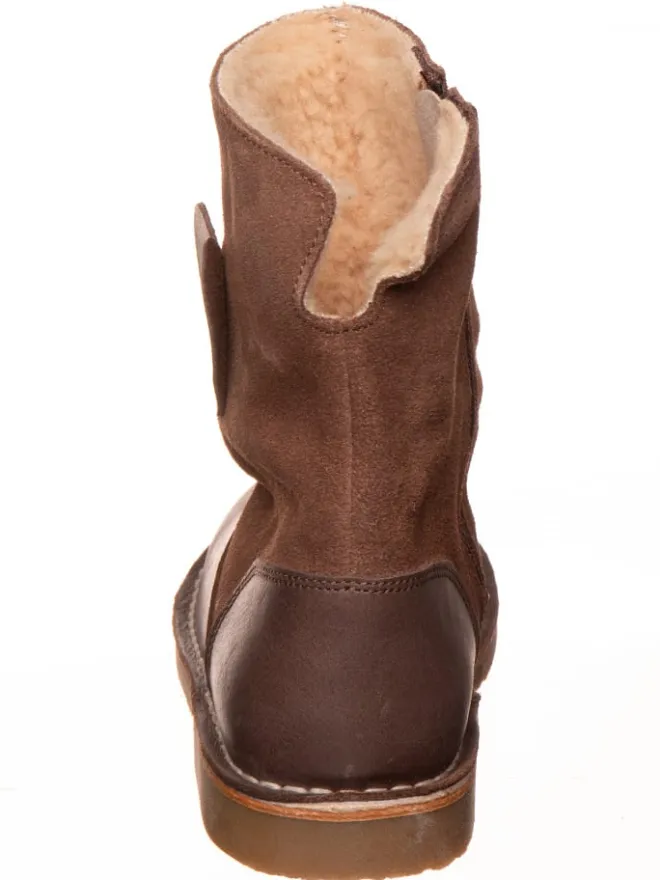 kmins Stiefel & Boots·Stiefel^Leder-Winterstiefel in Hellbraun