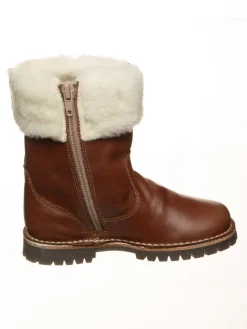 POM POM Stiefel & Boots·Stiefel^Leder-Winterstiefel in Hellbraun