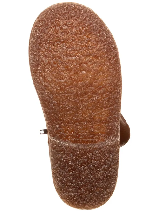 Leder-Winterstiefel in Hellbraun>kmins Best