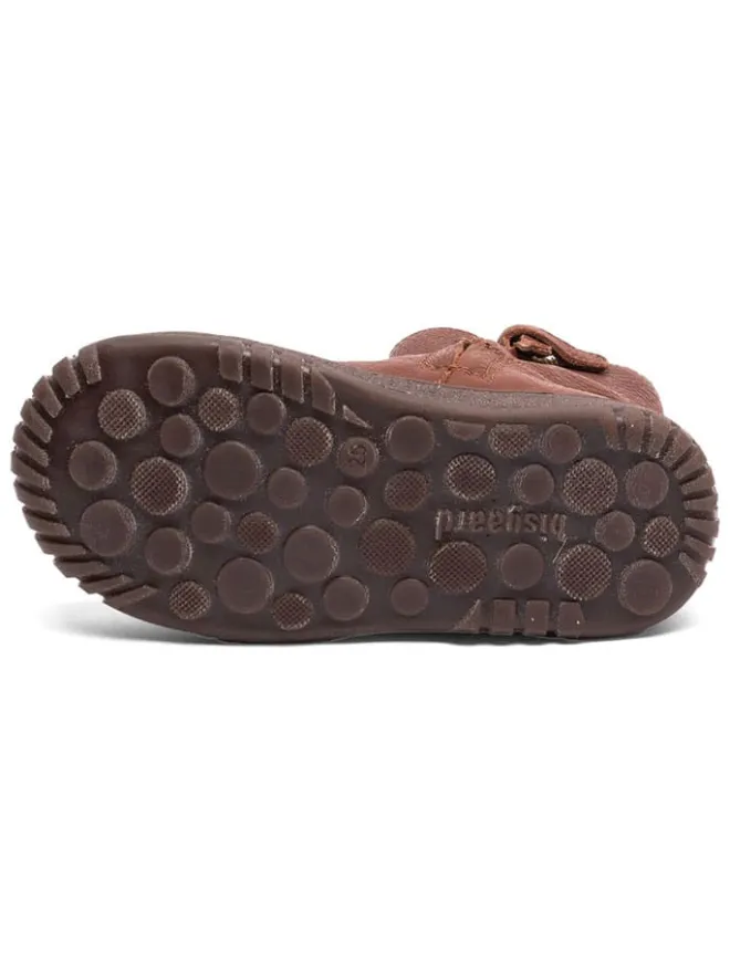 Leder-Winterstiefel in Hellbraun>bisgaard New