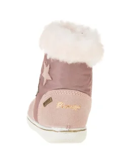 Leder-Winterstiefel in Rosa><noscript><img width=