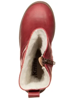 kmins Stiefel & Boots·Stiefel^Leder-Winterstiefel in Rot