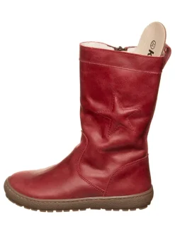 kmins Stiefel & Boots·Stiefel^Leder-Winterstiefel in Rot