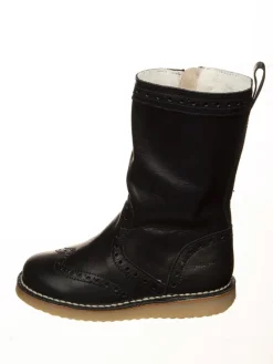 POM POM Stiefel & Boots·Stiefel^Leder-Winterstiefel in Schwarz