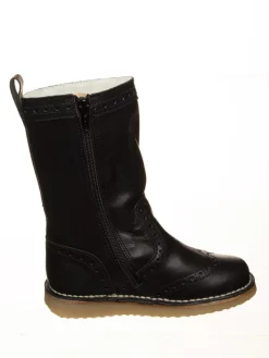 POM POM Stiefel & Boots·Stiefel^Leder-Winterstiefel in Schwarz