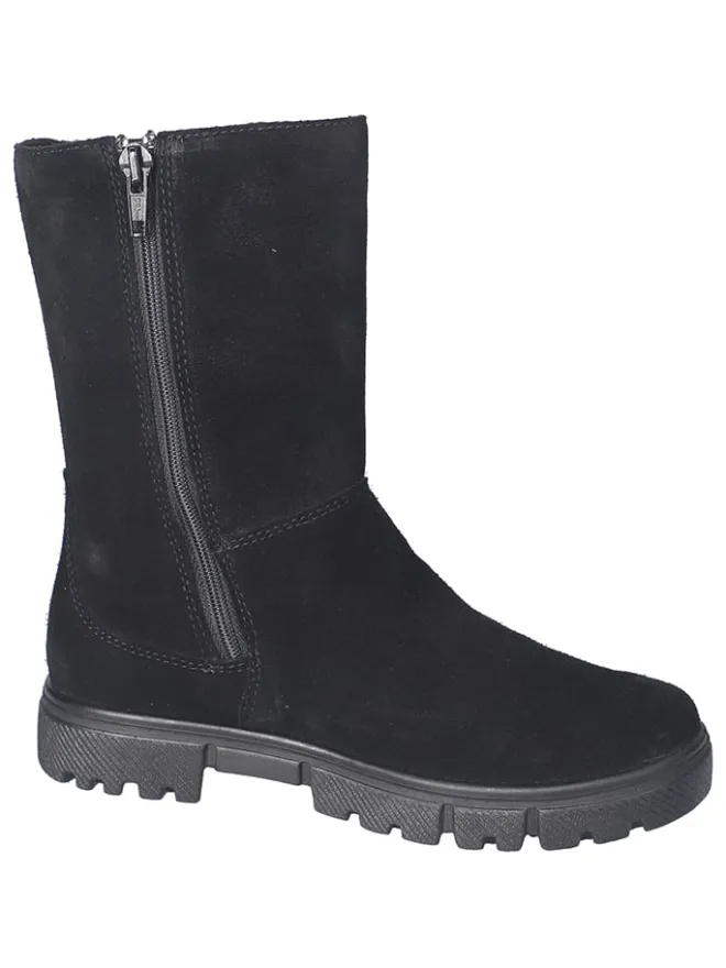 Leder-Winterstiefel "Ria" in Schwarz>Ricosta Discount