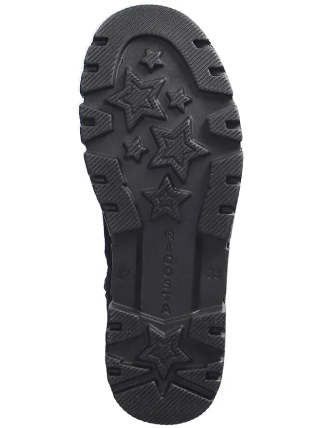 Leder-Winterstiefel "Ria" in Schwarz>Ricosta Discount