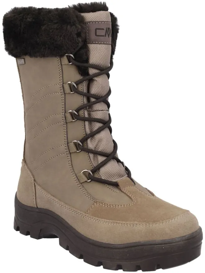cmp Stiefel & Boots^Leder-Winterstiefel "Rowenna" in Beige