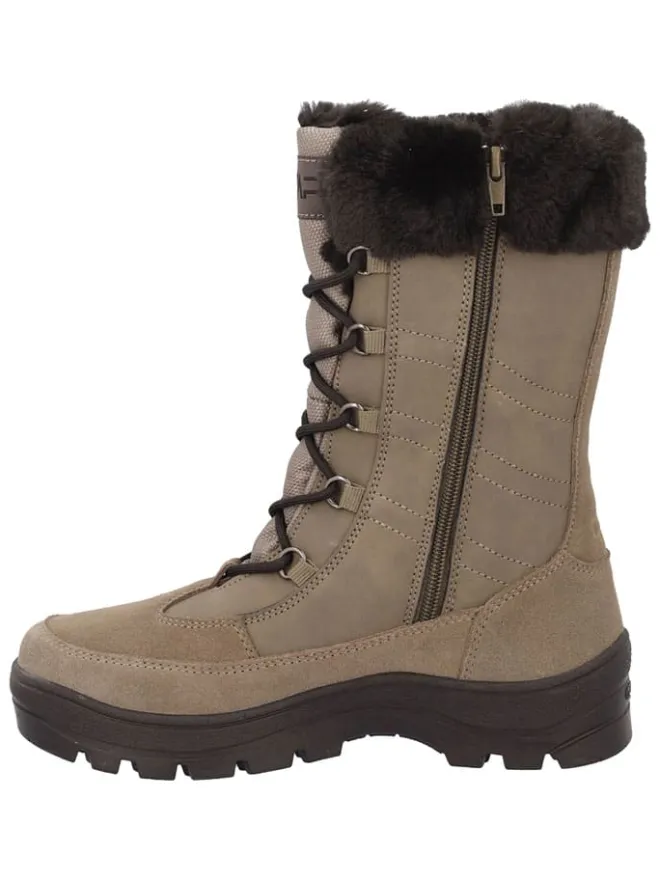 cmp Stiefel & Boots^Leder-Winterstiefel "Rowenna" in Beige