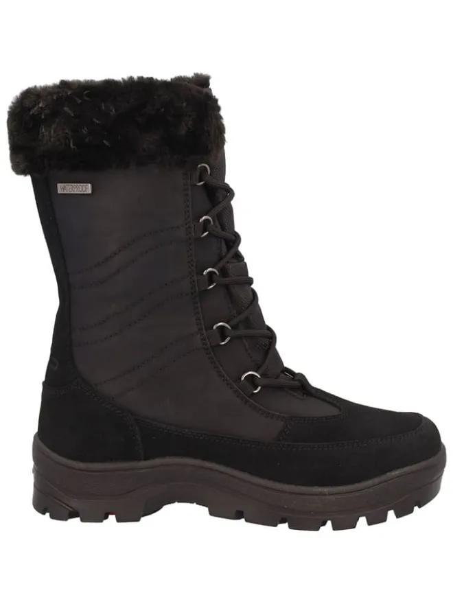 Leder-Winterstiefel "Rowenna" in Schwarz>cmp Outlet