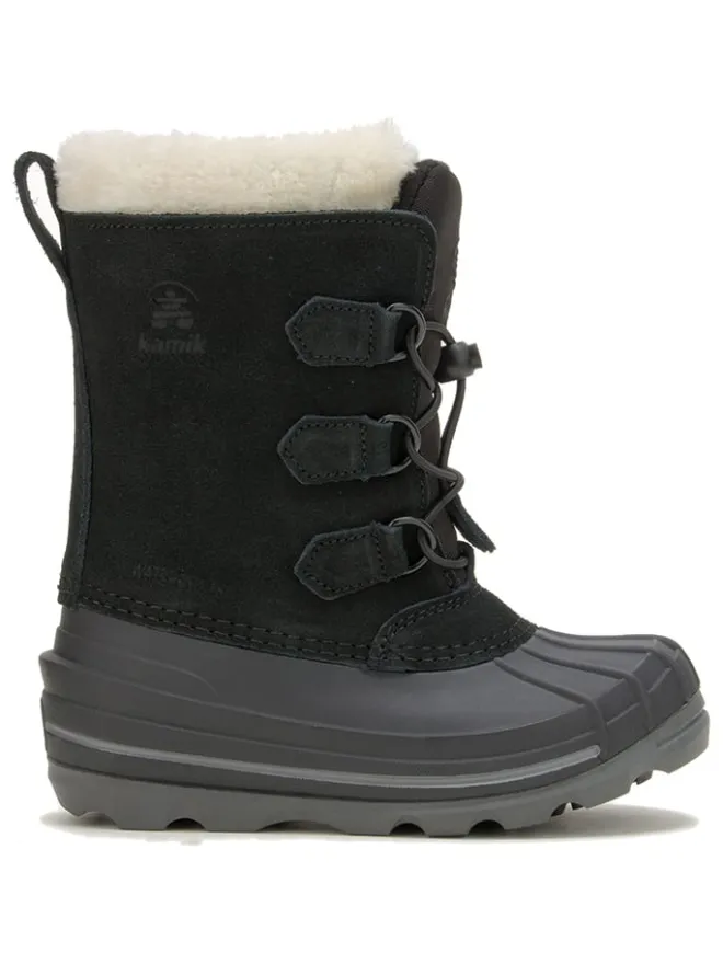Kamik Stiefel & Boots·Stiefel^Leder-Winterstiefel "Snowdash" in Schwarz