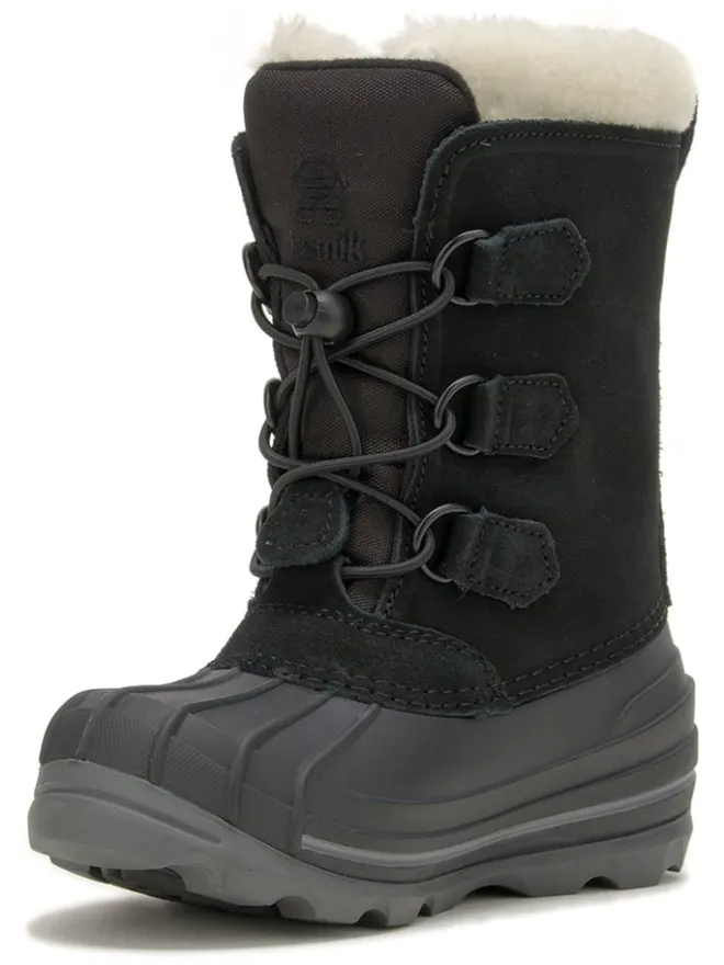 Kamik Stiefel & Boots·Stiefel^Leder-Winterstiefel "Snowdash" in Schwarz
