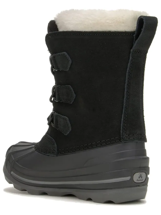 Kamik Stiefel & Boots·Stiefel^Leder-Winterstiefel "Snowdash" in Schwarz
