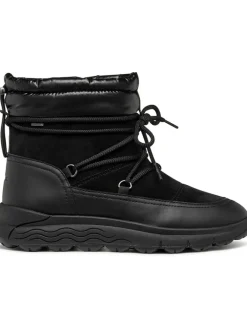 Geox Stiefel & Boots^Leder-Winterstiefel "Spherica" in Schwarz