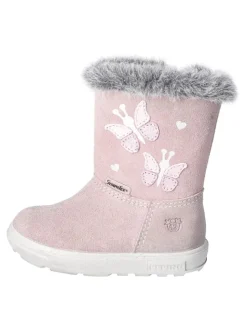 Leder-Winterstiefel "Umi" in Rosa>PEPINO
