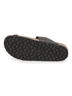 billowy Sandalen & Pantoletten^Leder-Zehentrenner in Schwarz