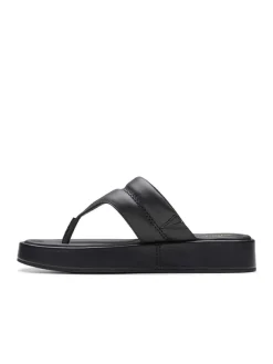 Clarks Sandalen^Leder-Zehentrenner 