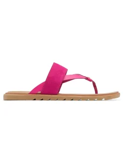 Sorel Sandalen^Leder-Zehentrenner "Ella II" in Pink