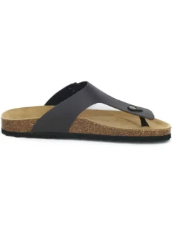 Leder-Zehentrenner in Braun>BABUNKERS Family Outlet