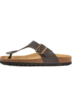 Leder-Zehentrenner in Braun>billowy Discount
