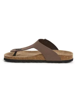 Leder-Zehentrenner in Braun>SABOKETS Online