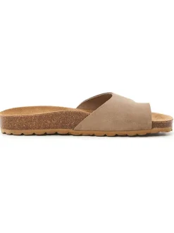 Leder-Zehentrenner in Braun>billowy Best