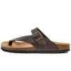 billowy Hausschuhe|Sandalen & Pantoletten^Leder-Zehentrenner in Braun