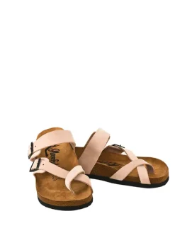 Leder-Zehentrenner in Rosa>Moosefield Hot