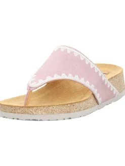 Think! Sandalen^Leder-Zehentrenner in Rosa