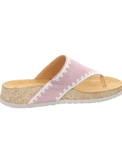 Think! Sandalen^Leder-Zehentrenner in Rosa