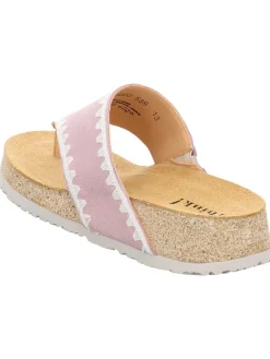 Think! Sandalen^Leder-Zehentrenner in Rosa