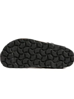 billowy Sandalen·Zehensandalen^Leder-Zehentrenner in Schwarz