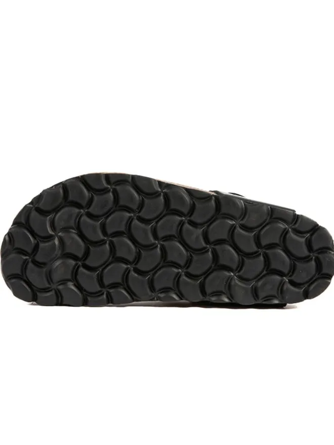 billowy Sandalen·Zehensandalen^Leder-Zehentrenner in Schwarz
