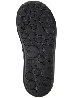 Leder-Zehentrenner in Schwarz><noscript><img width=