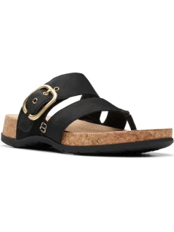 Clarks Sandalen^Leder-Zehentrenner 